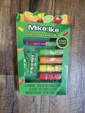 Mike & Ike Flavored Candy Mix Lip Balm Set
